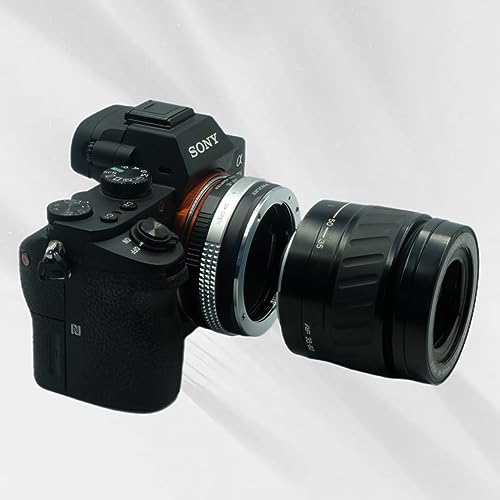 PHOLSY Lens Mount Adapter Manual Focus: Compatible with Sony A (Minolta AF) Lens to Sony E (NEX) Camera Body, Compatible with Sony A to E, Sony A to NEX Sony A / Minolta AF to Sony E