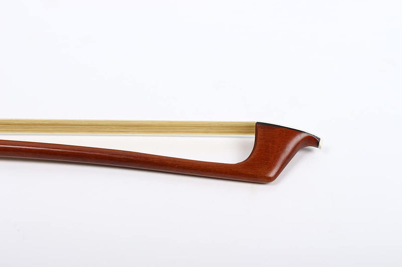 Yinfente 4/4 Cello Bow Full Size Bows Brazilwood Natural Mongolian Bow Hair Ebony Frog Straight (4/4)