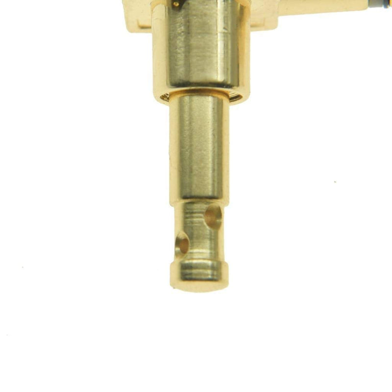 Wilkinson Mini Oval Button 6 Inline Gold E-Z-LOK Post Guitar Tuners EZ Post Guitar Tuning Keys Pegs Machine Heads