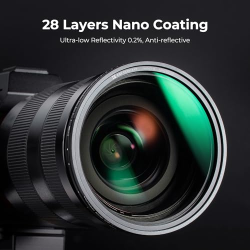 K&F CONCEPT 58mm Magnetic Variable ND Lens Filter ND8-ND128+Magnetic Ring