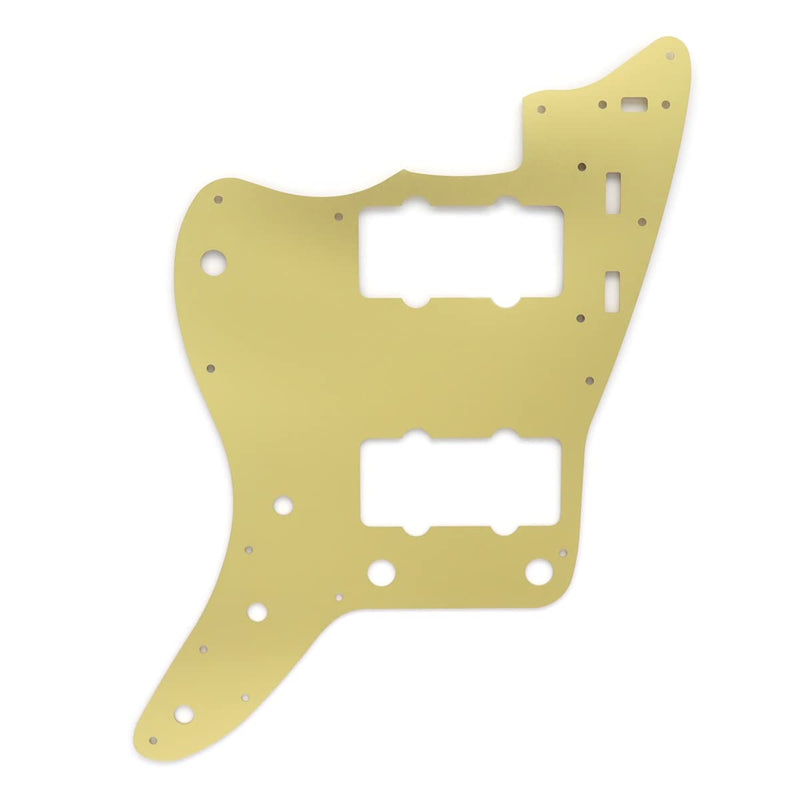 [AUSTRALIA] - Electric Guitar Pickguard Aluminum Vintage 60s Jazzmaster Style guitar Pickguard Scratch Plate for FD Squier Jazzmaster Electric Guitar parts (Gold) Gold 