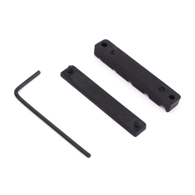 Abaodam 5 String Bridge Nut Gitar Rca Bass Knob Parts Saddle Slotted Nut T Nut Acoustic Cup Holder Expander Guitar Bass Nut Neck Ballad Medium Black