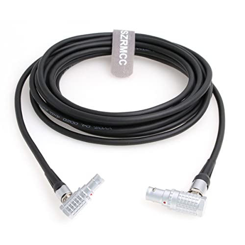 SZRMCC Extended Wired Control Cable for DJI Ronin Tethered Control Handle 6 Pin to 6 Pin Communication Expansion Port for DJI Ronin RS2 (80cm, Right Angle 6 Pin-Right Angle 6 Pin) 80cm