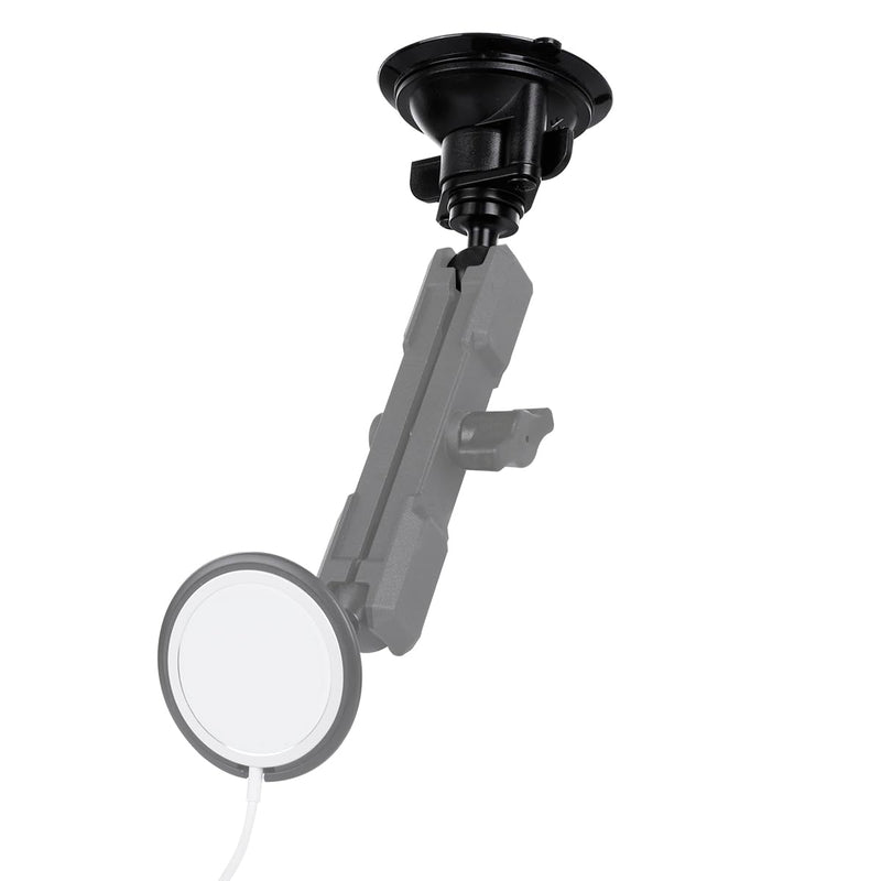 Suction Cup Base Mount with 25mm/1" Ball,Compatible with RAM Mounts and Other B Size Double Ball Socket Arm