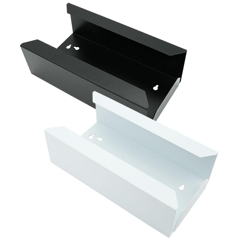 SWAVGO - Glove Holder - Glove Dispenser for Disposable Gloves - with Wall Mount (Black) black
