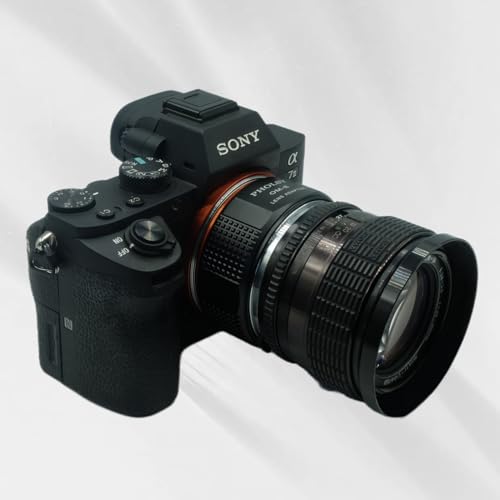 PHOLSY Lens Mount Adapter Compatible with Olympus OM Lens to Sony E Camera Olympus OM to Sony E