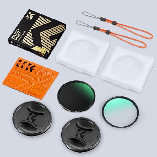 K&F CONCEPT 62mm Circular Polarizing Filter & MC UV Lens Filters Kit