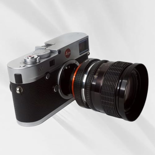 PHOLSY Lens Mount Adapter Compatible with Olympus OM Lens to Leica M Camera Olympus OM to Leica M
