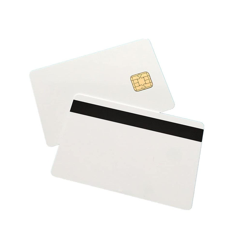 UNFUSED J2A040 40k EEPROM with 2 Track Hi CO Magstripe Compatible JCOP21 36K Java JCOP Based Smart Card with SDK Kit 5 Pcs by XCRFID White