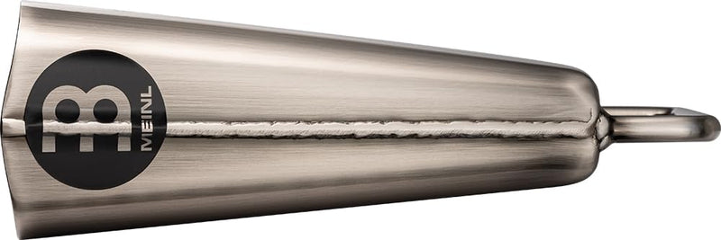 [AUSTRALIA] - Handheld Cowbell with Holder, 6 1/4" Hand Brushed Steel — NOT MADE IN CHINA — Low Pitch, 2-YEAR WARRANTY 6 1/4" 