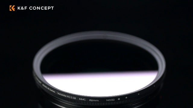 K&F CONCEPT 62mm Variable ND2-32(1-5 Stops) Lens Filter 18 Multi-Coating