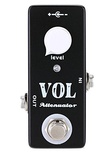 Mosky Mini VOL Attenuator Pedal Electric Guitar Effect Pedal with True Bypass