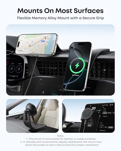 Anker Retractable USB-C Car Charger Nano Magnetic Wireless Car Charger