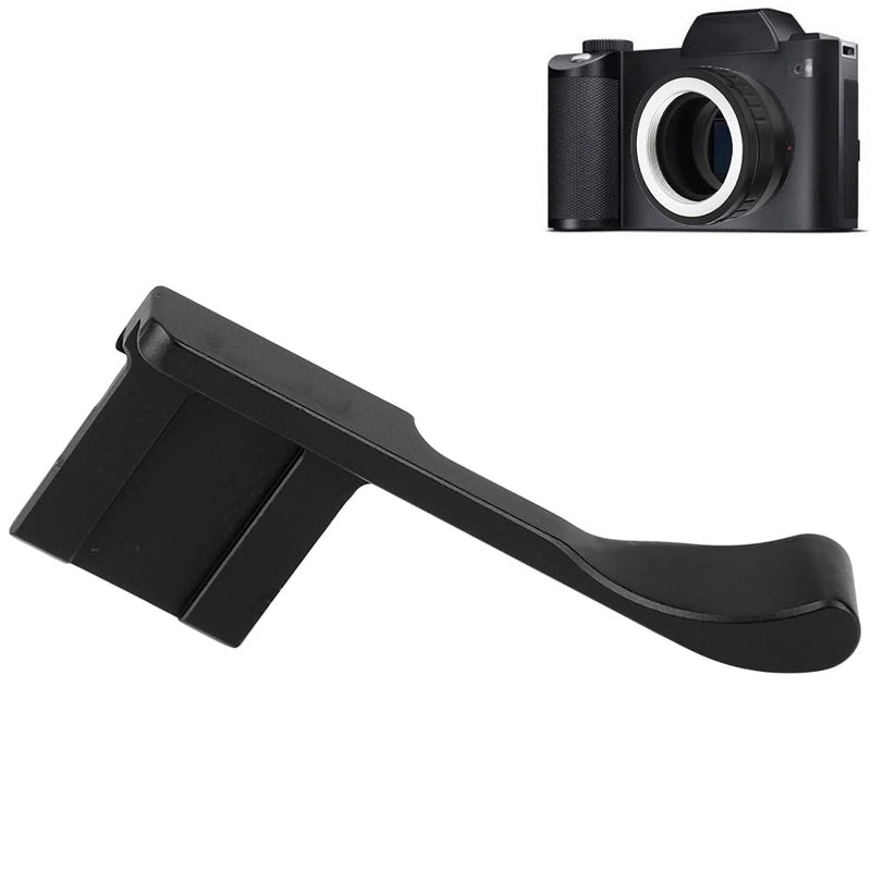 Thumb Up Grip,Aluminum Alloy Hot Shoe Thumb Up Hand Grip for X 100F, X100T, X A5, X A3, X pro2 mirrorless camera.(Black)