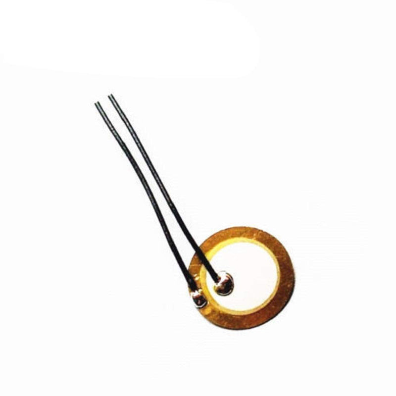10PCS 15MM/20MM Piezo Elements Sounder Sensor Trigger Drum Disc 6.5KHZ + wire copper (15MM)