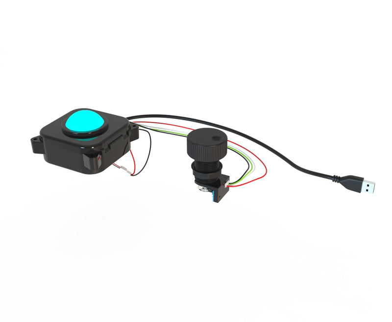 tsticks GRS LED Trackball with Spinner for Arcade