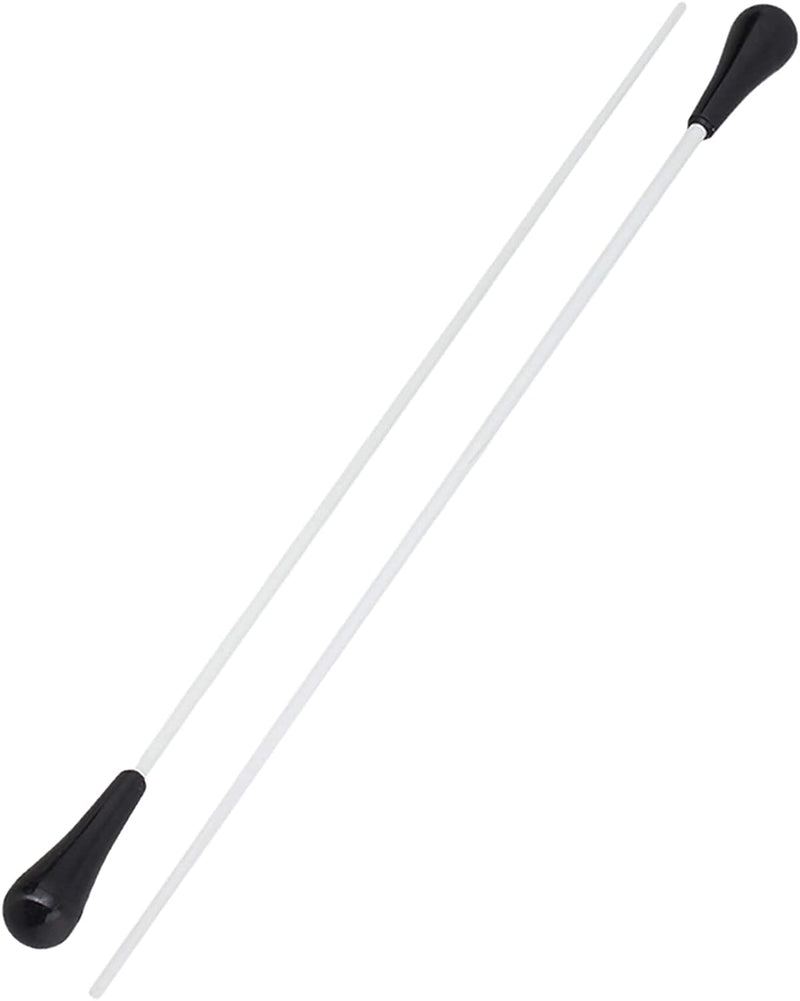 15 Inch Music Baton Orchestra Baton ABS Handle Music Conducting Baton Pack of 2 Black