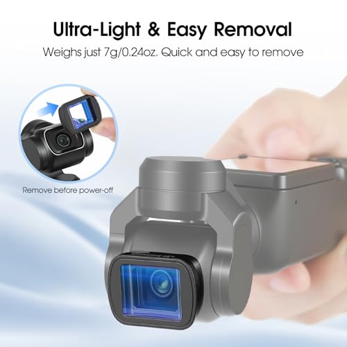 1.2X Anamorphic Lens Compatible with DJI Osmo Pocket 3 & Pocket 4 Only, 3 Elements 3 Groups Cinematic Optical Glass, Magnetic Lens Attachment for Widescreen Video & Film Look, Lightweight Gimbal Safe