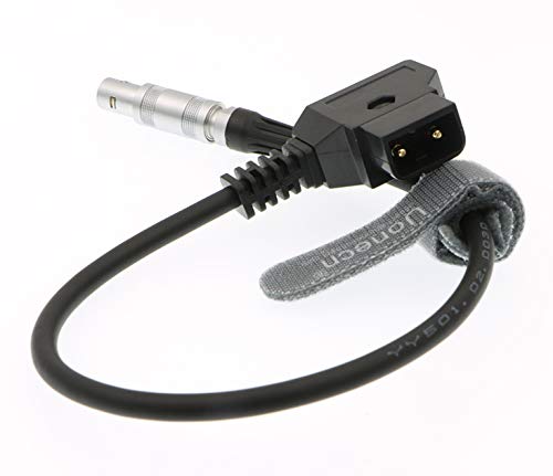 Uonecn Power Cable for Z Cam E2 Blackmagic Pocket Cinema Camera 4 Pin FFA 0S 304 to D Tap