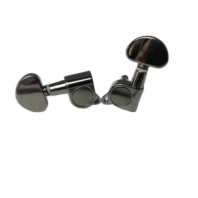 3R3L Guitar Machine Heads Tuning Pegs Keys Heads Black Nickel Finish, MS-TP101