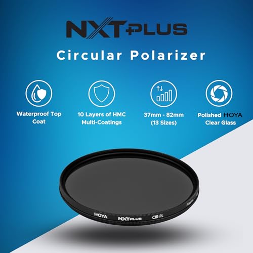 Hoya NXT Plus 40.5mm Circular Polarizing Filter - 10-Layer HMC Coating 40.5 mm
