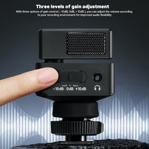 ZENIKO OC-D1 Stereo Dual Shotgun Mic Rotatable Microphone for Camera Phone