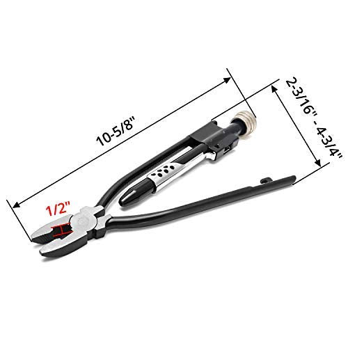 QWORK Wire Twist Pliers, Safety Wire Pliers, 270 mm