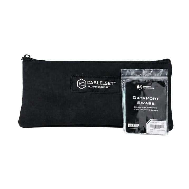Mission Darkness USB Cable Set – UL-Certified Shielded Cables for Digital Forensics & RF-Shielded Enclosures – Includes USB-A, USB-C, Micro USB, Lightning-Compatible, Extension Cables & Zipper Pouch