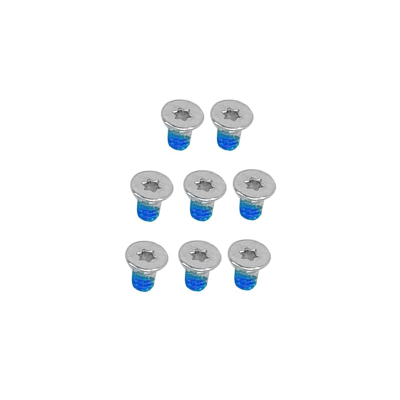 Zahara Silver Plum Blossom Lower Bottom Base Screws for DELL XPS 7390 9300 | 9305 9310 9315 9320 9350 9370 9380 9500 9510 9520/Precision 5560 5570/Precision 5530 2in1/xps 9575 2in1 Repair Screws