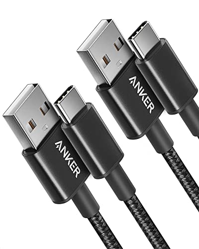 Anker USB A to USB C Cable [2 Pack 3ft] & Anker 323 USB-C Car Charger Adapter