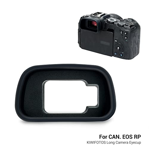 JJC Silicone Eyecup Viewfinder for Canon EOS R8 RP Camera, Extended Design For Canon EOS RP