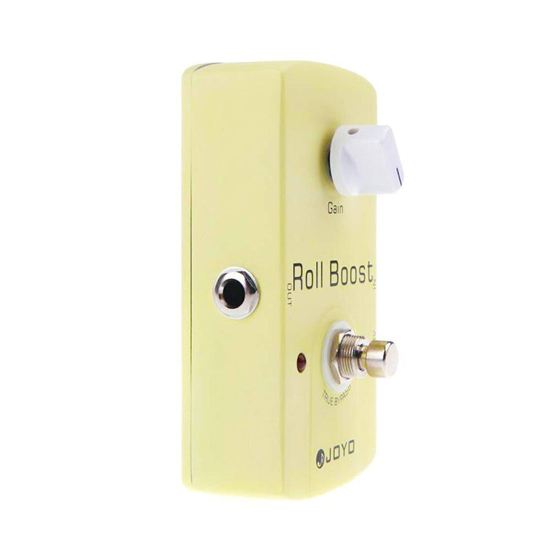 JOYO Boost Pedal Classic Circuitry up to 35dB Clean and Clear Boost for Electric Guitar Effect - True Bypass (Roll Boost JF-38) Classic,Boost Yellow
