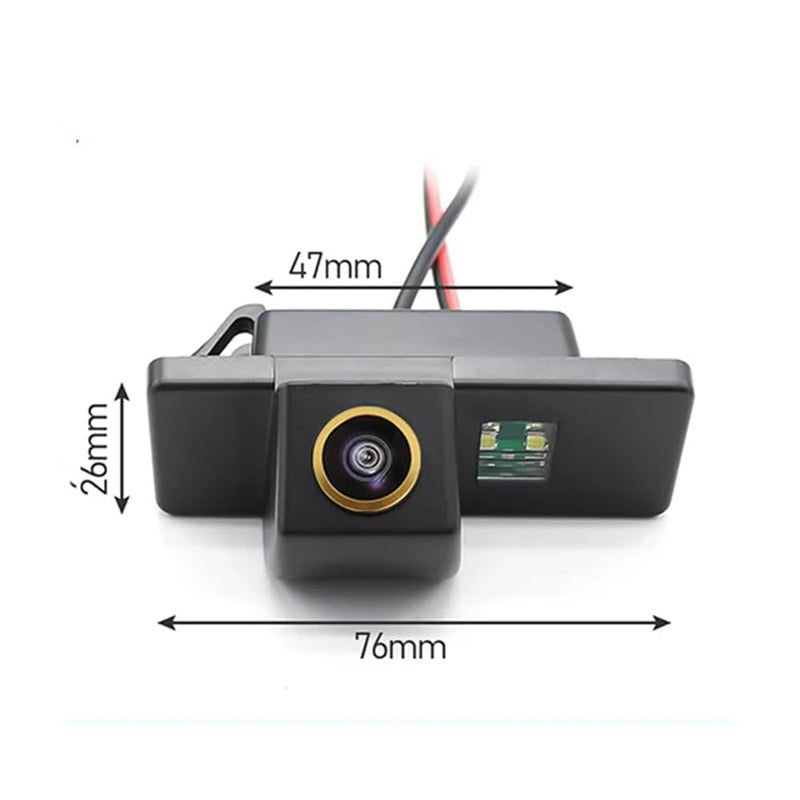 AHD/CVBS Car Rear View Camera's Fisheye Lens License Plate Lamp-Camera with RCA Cable & Vehicle Camera for Nissan Qashqai X-Trail X Trail Sunny Versa Sedan & Backup Camera (CVBS-AHD) AHD