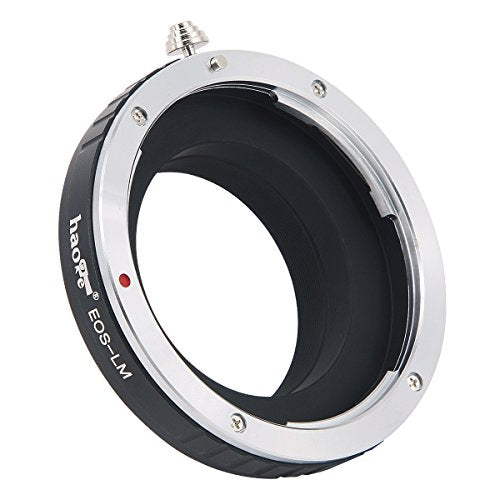 Haoge Lens Mount Adapter for Canon EOS EF Lens to Leica M LM Mount Camera Such as M240, M240P, M262, M3, M2, M1, M4, M5, M6, MP, M7, M8, M9, M9-P, M Monochrom, M-E, M, M-P, M10, M-A
