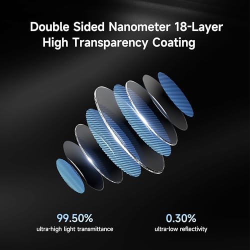 VILTROX 82mm MC UV Protection Filter 18 Multi-Layer Coatings UHD Camera Lens UV Filter, Ultra Hard Coating, Nano Coating, Hydrophobic, Scratch Resistant Ultra-Slim UV Filter for 82mm Camera Lens