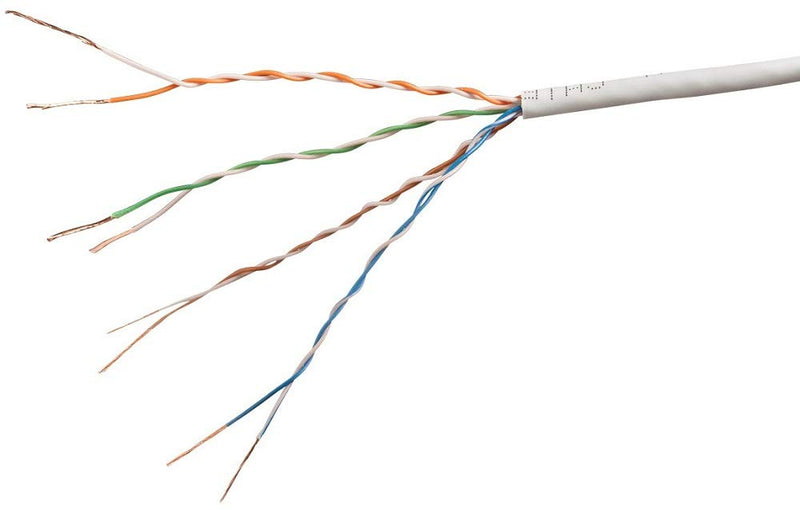Monoprice Cat6 Ethernet Patch Cable - 50 feet - White | Snagless RJ45 Stranded 550MHz UTP CMR Riser Rated Pure Bare Copper Wire 28AWG - SlimRun Series (Pack of 2) 50 Feet (Pack of 2)