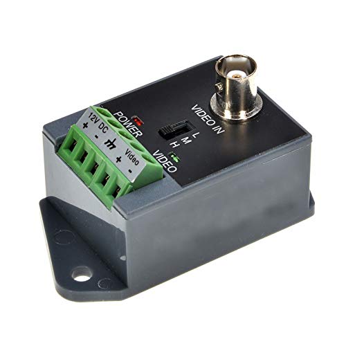 Long Distance Active Video Balun 1 Channel Utp Video Transceiver for CCTV Compatible with All Ahd/Cvi/Tvi/Cvbs Effective Distance 1800M