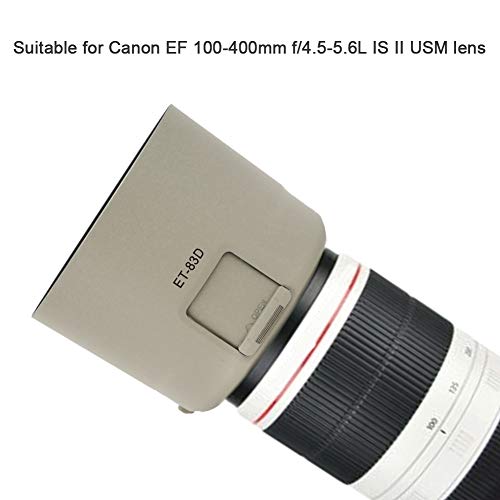 Lens Hood for - Lens - ET-83D White Plastic - Lens Hood Replacement - Camera Lens Hood - for EF 100-400mm F/4.5-5.6L is II USM