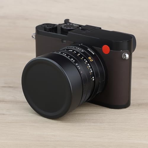 Haoge Metal Front Lens Cap Cover for Leica Q3 Q3-43 Q2 Q Type 116 Type116 Digital Camera Accessories Black