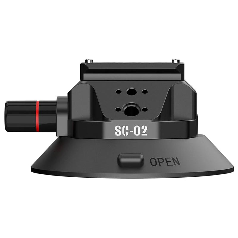 ULANZI SC-02 Strong 4.5-inch Suction Cup and Ball Head Arm Mount for Action/Digital Cameras up to 3KG