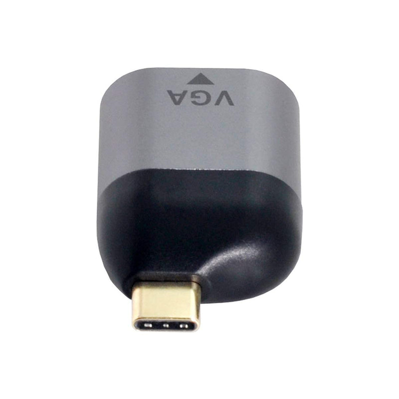 CY USB C to VGA Adapter VGA to USB Type C Cable Monitor Adapter for Tablet Phone Laptop 1080p 60hz Silver - VGA