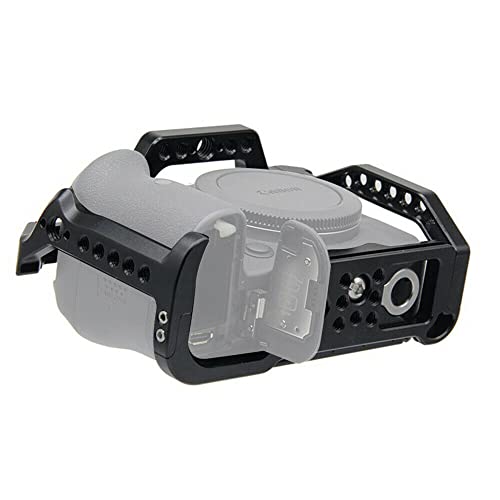 CNC Aluminum DSLR Camera Cage Extension Frame Cold Shoe for Canon R5 R6 R5C DSLR Camera