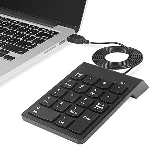 Numeric Keypad,USB Numeric Keypad,Kadaon USB 18 Key Number Numeric Keypad Keyboard for Laptop/Notebook PC Computer