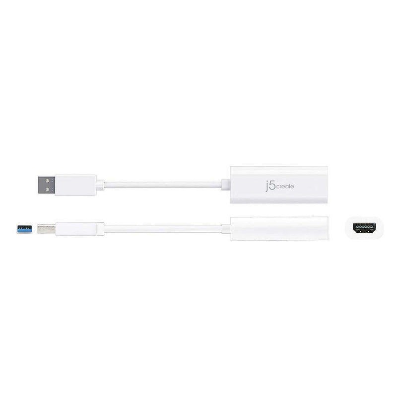 j5create USB Type-A to HDMI Display Adapter + USB C to USB Type-A Adapter (JUA254 + JUCX15X2)