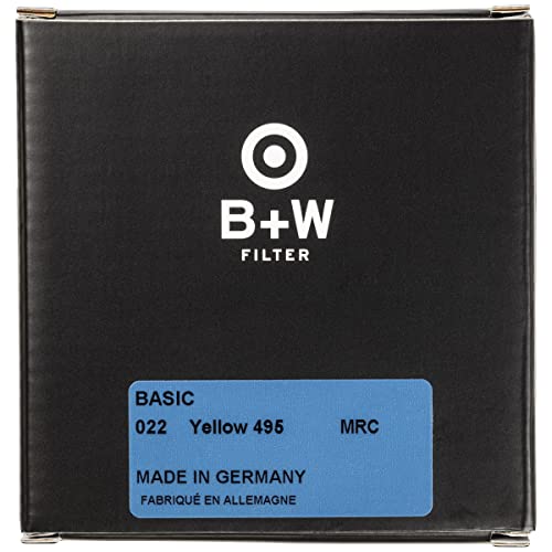 B+W 43mm Basic Black & White (Yellow) MRC 022M Glass Filter