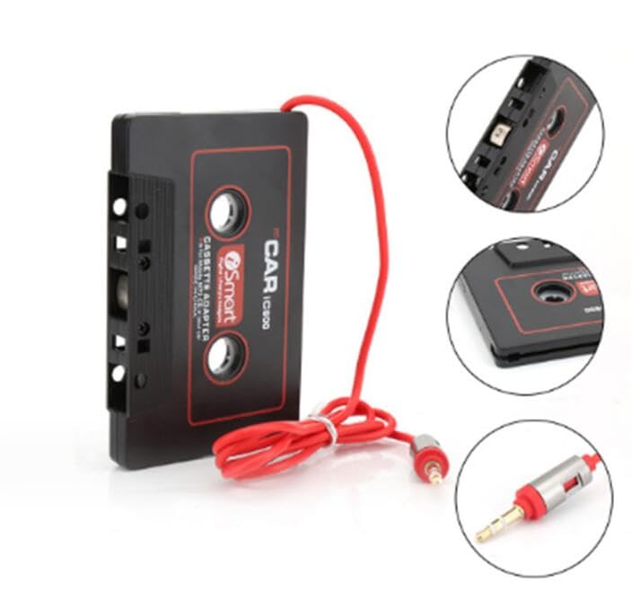 Aux Car MP3 Audio Cassette Adapter 3.5 MM Jack Headphones Connector Car Universal Audio Cable Tape Adapter for Car, Phone, MP3 ect.