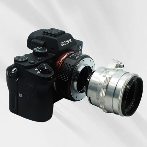 PHOLSY Lens Mount Adapter Manual Focus: Compatible with Exakta (NOT Compatible with Topcon) Lens to Sony E (NEX) Camera Body Exakta to Sony E