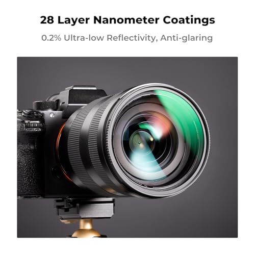 K&F CONCEPT 67mm Circular Polarizing Filter & MC UV Lens Filters Kit