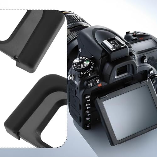 OTOTEC 4Pcs Camera Eyepiece Eyecup Rubber Viewfinder Eyecup DK-25 Compatible with Nikon D5500 D5300 D5100 D3500 D3400 D3000 Black