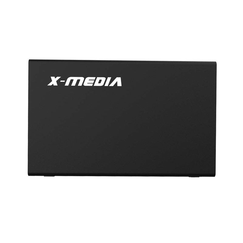 X-MEDIA XM-EN3200 3.5-Inch USB 2.0 SATA Aluminum Hard Disk Drive HDD External Enclosure Case, Support 2.5/3.5-Inch SATA/SSD Hard Disk Drive